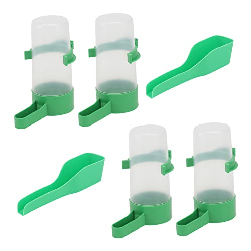 GREENADSCAPE 1 Satz Vogeltränke Trinkflasche Für Vögel Tierische Wasserflasche Geflügeltränke Trinkbrunnen Für Papageien Automatische Vogelwasserflasche Automatische Tränkezufuhr Green Plastik von GREENADSCAPE