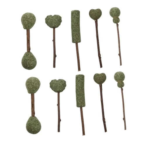 GREENADSCAPE 10St Katzenminze Katzen Wellness katzenpflege Catnip Toy Katzen Spielzeug+ cat Toy Silvervine-Sticks für Katzen Katzenknöchellecker Zahnpflegespielzeug für Kätzchen Zahnpflegestift von GREENADSCAPE