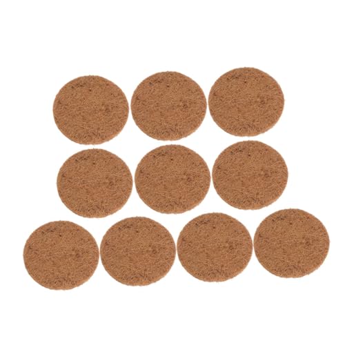 GREENADSCAPE 10st Taubennest Mit Braunem Kissen Hatchamals Hühnchen-Pads Taubennest Liner Bettwäsche Für Haustiere Taubenschale Inkubatoren Premium-haustiermatten Papageiennestmatte Brown Kokos von GREENADSCAPE