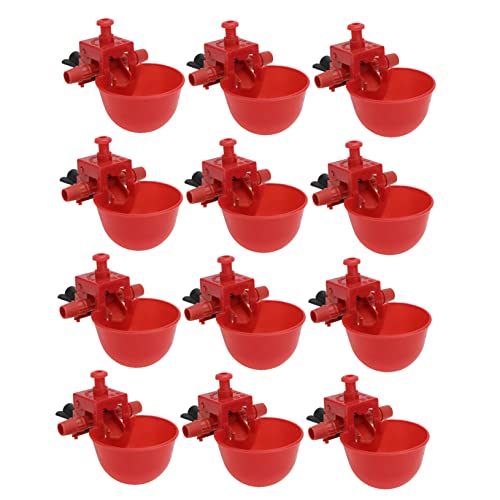 GREENADSCAPE 12PCS Taube Waterer Einstellbare Wasserstand Huhn Wasser Feeder Automatische für Vögel von GREENADSCAPE