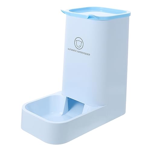 GREENADSCAPE 1Stk Futterautomat Futterspender für Tierhandlungen automatischer Lebensmittelspender Hundewasser tierfutterbehälter pet Feeder Katzenfutter Trockenfutterspender pp Harz Blue von GREENADSCAPE