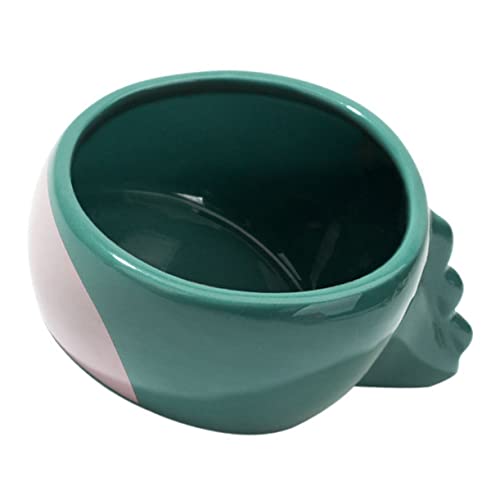 GREENADSCAPE 1Stk Haustiernapf Erhöhte Futterplattform für Katzen erhöhtes katzenfutter Hundenapf pet Water Bowl pet Bowl Katzennapf aus Keramik Katzenschüssel aus Keramik Knochenporzellan Blue von GREENADSCAPE