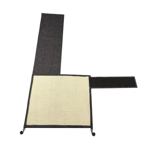 GREENADSCAPE 1Stk Katzenkratz Sofakissen Sisal-Katzenmatte Schutzgitter für Katzensofas Katzensofa Kratzschutz sisal kratzbrett katzenkratzmatte Sofa-Schutzkissen Schleifklauen mat Dark Grey von GREENADSCAPE