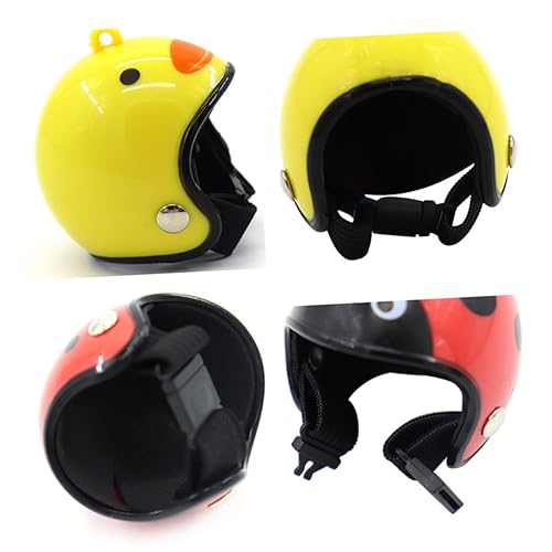 GREENADSCAPE 1Stk Kopfbedeckung Hühnerhut Hühner-Assessments Hühnerhelme für Hühner Haustierhelm PP-Helm Hühnerhüte Vogelzubehör Vogelhelm Haustier Helm Schutzhelm für kleine Haustiere Yellow von GREENADSCAPE