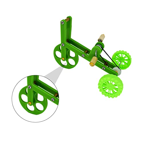 GREENADSCAPE 1Stk Papagei Fahrrad lustiges Papageienrad Papagei Spielzeugkäfig Vogelfußspielzeug papageienspielzeug Bird Toys Papageien-Trainingsspielzeug Papagei-Vogel-Spielzeug Plastik Green von GREENADSCAPE