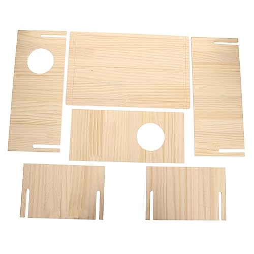 GREENADSCAPE 1Pc Holz Hamster Kaninchen Nest Haustier Schlafen Guinea Pig Schlafen von GREENADSCAPE