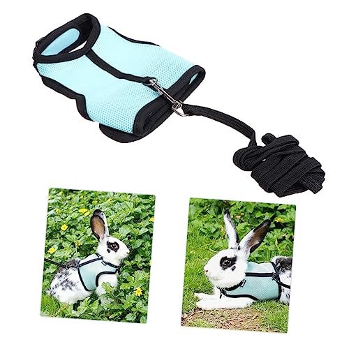 GREENADSCAPE 1stk Leine Zugseil Laufweste Für Katzen Hase Katzengeschirr Für Den Außenbereich Hundegeschirr Kein Ziehen Verstellbares Hundehalsband Haustier-traktionsseil Welpe Nylon Blue von GREENADSCAPE