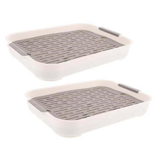 GREENADSCAPE 2pcs Dicht Hamster Käfig Toilette Für Pet Guinea Pig Kunststoff Töpfchen Große Kapazität von GREENADSCAPE