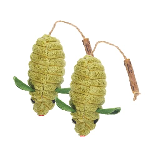 GREENADSCAPE 2pcs Catnip Toy Mausform -cat Toy Mausspielzeug Für Katzen Kätzchen Spielzeug Für Innenräume von GREENADSCAPE