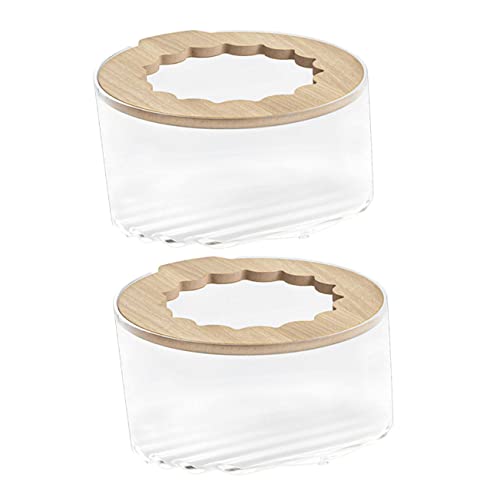 GREENADSCAPE 2pcs Hamster Sandkasten Hamster Versteck Hamster Badewanne Kunststoff Meerschweinchen -toilettenratte Und Deckel von GREENADSCAPE