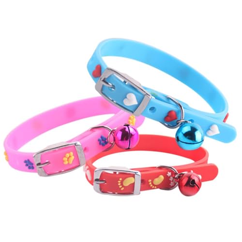 GREENADSCAPE 2st Glockenhalsband Für Welpen Glocke Halskette Puppenhalsband Hundehalsbänder Für Mittelgroße Hunde Kätzchen-Kragen Weibliches Hundehalsband Kleiner Welpe Welpen Hündin von GREENADSCAPE