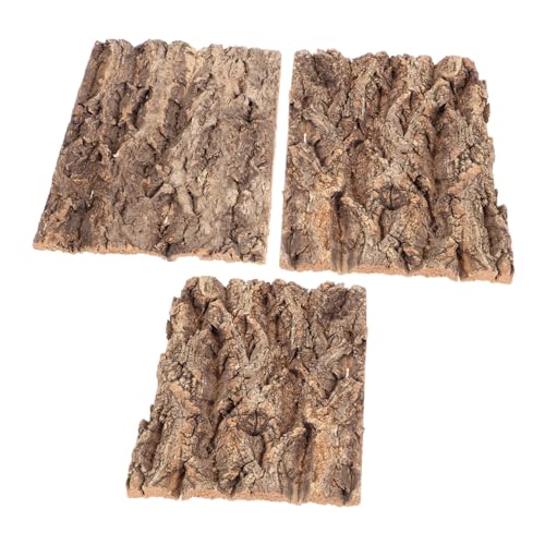 GREENADSCAPE 3 Stück Teiliges Künstliches Baumrinden für Terrarien Korkrinde mit Natürlicher Textur Leicht zu Befestigen Reinigen Dekorativ für Eidechsen Schlangen Geckos und Bartagamen GREENADSCAPE 3 Stück Teiliges Künstliches Baumrinden für Terrarien Korkrinde mit Natürlicher Textur Leicht zu Befestigen Reinigen Dekorativ für Eidechsen Schlangen Geckos und Bartagamen von GREENADSCAPE