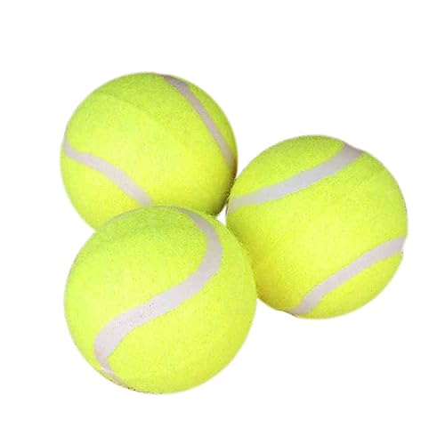 GREENADSCAPE 3er-Pack Hunde-tennisspielzeug Interaktive Kaubälle Für Haustiere Zum Apportieren Trainingszubehör von GREENADSCAPE