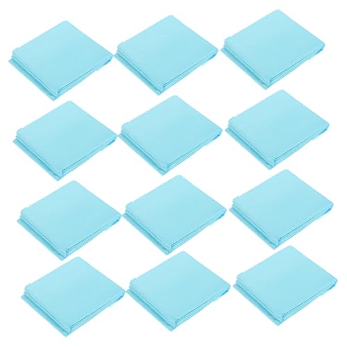 GREENADSCAPE 50 Stück Pinkelkissen Für Kaninchen Trainingsmatte Für Haustiere Pinkelpads Für Hunde Kaninchen-PIPI-Matte Kaninchen-Pads Haustier-PIPI-pad Kleine PIPI-Pads Vlies Sky-Blue von GREENADSCAPE