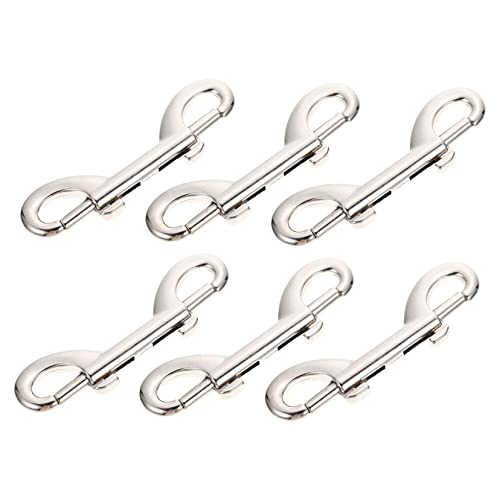 GREENADSCAPE 6St Leinenhaken Eimer für die Hundeleine s Haken Haustierzubehör auslösen Hundeclips edelstahlhaken pet Supplies Kettenverschlüsse Schnallenhaken für Haustiere Zinklegierung Silver von GREENADSCAPE