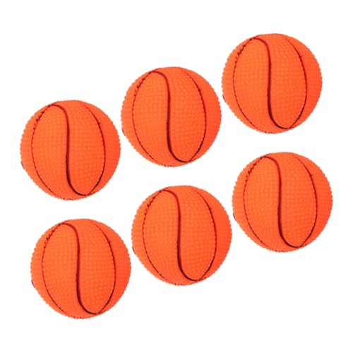 GREENADSCAPE Vinyl Basketball Quietschende Hund Spielzeug Set Hund Bälle Für Übung Mental von GREENADSCAPE