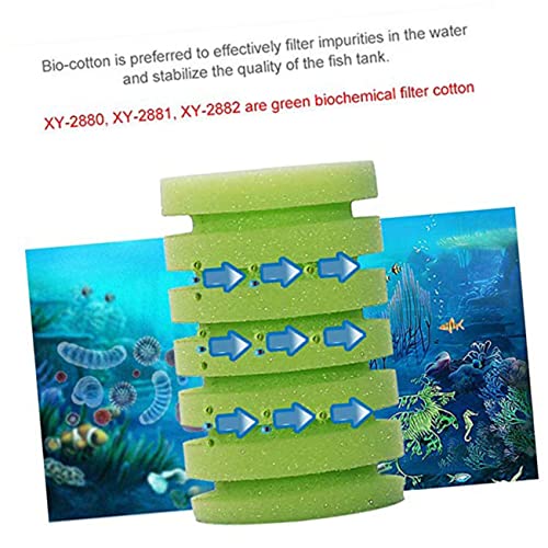 GREENADSCAPE Aquariumfilter drehfilter wasserfilter Bubble Filter Biochemical Filter wasserfiltee Aquariumschwamm Biochemischer Aquarienschwamm Krugwasser Aquarienfilter wandmontierter Filter von GREENADSCAPE