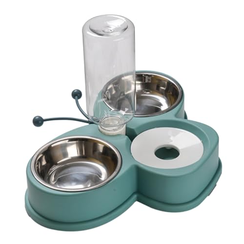 GREENADSCAPE Automatischer Trinkbrunnen Wasserspender für zu Hause Wassernapf für Welpen Essen Hund pet Feeder automatischer wasserspender katzenfutter Kätzchen-Feeder Haustierzubehör pp Green von GREENADSCAPE