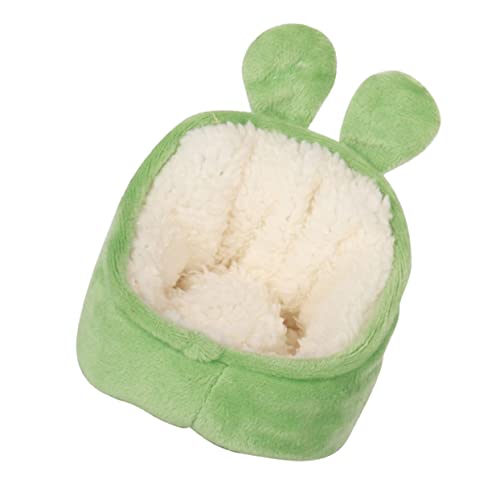 GREENADSCAPE Baumwollnest für Haustiere Hamsterbett Warmer Eichhörnchenkäfig weicher Hamster kleines Tierbett Hängematte haustierbett pet Bed Schlafbett für Hamster Haustier warmes Bett Plüsch von GREENADSCAPE