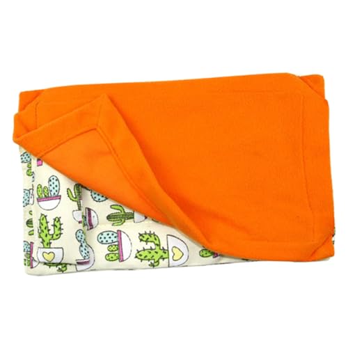 GREENADSCAPE Bettdecke aus Eidechse Plüschhamsterbett Schlafsack für Haustiere Plüschtiere Reptile Bequeme Tasche kuschelhöhle haustierbett Meerschweinchen Schlafbett Kaninchenschlafbett Stoff von GREENADSCAPE