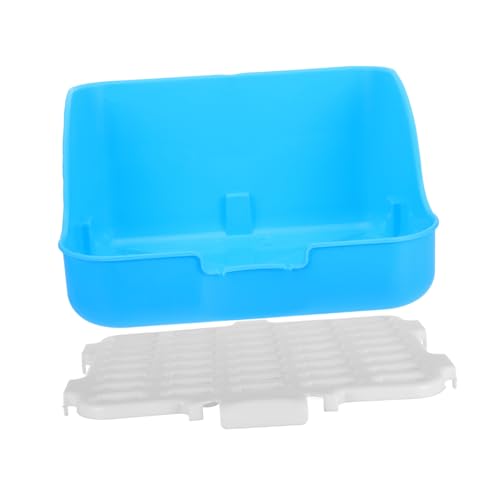 GREENADSCAPE Box Kaninchen Töpfchen Toilette Haustier Töpfchen Trainer Kaninchen PIPI Tablett Kaninchen KOT Tablett Hasenkäfig Bettwäsche Hamsterkäfig Toilette Kaninchen Urinal Pad Kaninchen von GREENADSCAPE