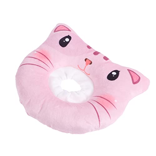 GREENADSCAPE Elizabeth-Kragen Für Haustiere Erholungshalsband Für Katzen Donut-katzenhalsband Erholungshalsband Katze Welpenhalsband Katze Wundhalsband Für Katzen Plüsch Rosa von GREENADSCAPE