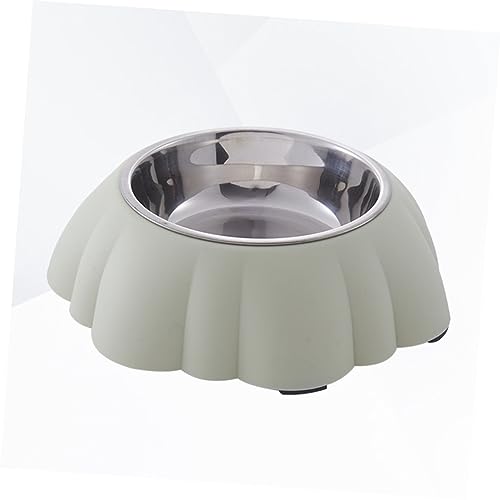 GREENADSCAPE Futternapf für Haustiere Erhöhte Hundenäpfe kreatives Futternapf-Design petg Hundefutter edelstahlschüsseln pet Supplies Haustiernapf Futterautomat für Haustiere Light Green von GREENADSCAPE