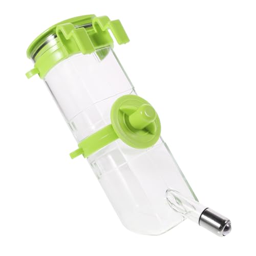 GREENADSCAPE Hundetrinknapf Hängende Hundewasserflasche Auslaufsicherer Wasserspender Für Haustiere 500ml Praktische Trinklösung Für Hunde Und Katzen Ideal Für Unterwegs Und Im Käfig von GREENADSCAPE