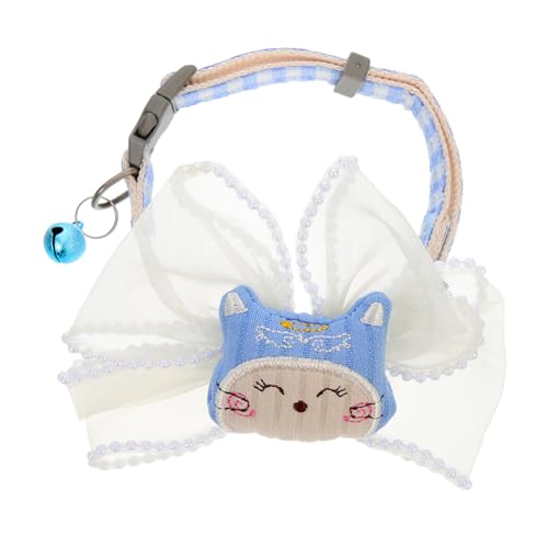 GREENADSCAPE Halskette Für Haustiere Kawaii Kätzchen Kleine Welpen Fliege Reflektierendes Katzenhalsband Cartoon Katzenhalsband Katzenzubehör Katzenfliege Dekoratives Kätzchenhalsband von GREENADSCAPE