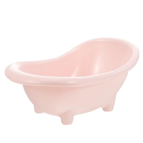 GREENADSCAPE Hamster Badewanne Kleines Hamsterbad Hamster-sandbad-Fall Spielzeug Meerschweinchen Sandbad Badewanne Für Haustiere Sandbadehaus Für Meerschweinchen Hamster Toilette Plastik Rosa von GREENADSCAPE