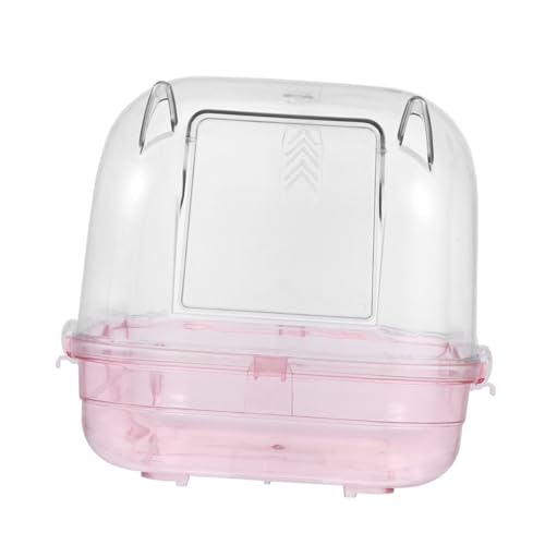 GREENADSCAPE Hamster Badezimmer Hamster Toilette Haustierbedarf Kleine Haustier Toilette Transparentes Meerschweinchen Badebecken Haustier Badewanne Hamster Waschbecken Haustier von GREENADSCAPE