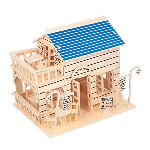 GREENADSCAPE Hamsterhaus Hamstervilla Chinchilla-Hütte Chinchilla-Hauskäfig Meerschweinchenhaus Kletterspielzeug Hamster Spielzeug hamsterspielzeug Hamsterversteck kleine Haustierhütte hölzern von GREENADSCAPE