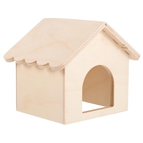 GREENADSCAPE Hamsterhütte Aus Versteck Für Kleintiere Ideal Als Hamsterkäfighaus Gemütliches Kleintierheim Für Hamster Ratten Und äuse Sicheres Rückzugsort Für Spielen Und Schlafen von GREENADSCAPE