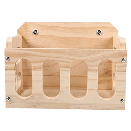 GREENADSCAPE Hollow Bunny Hamster Heu Feeder Holz Organizer für Sichere Haustier Fütterung -dauerhaft Nicht- von GREENADSCAPE