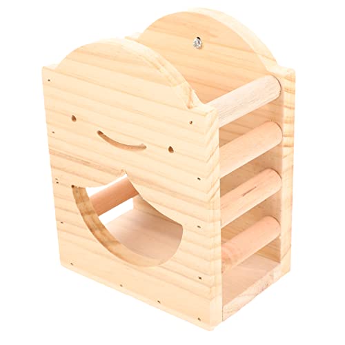 GREENADSCAPE Hasengrasständer Grashalter Für Kleintiere Kaninchenfutter Haustier Futternapf Für Hamster Häschen-Feeder Hase Hey Feeder Futternapf Für Kaninchen Chinchilla-futternapf Hölzern von GREENADSCAPE