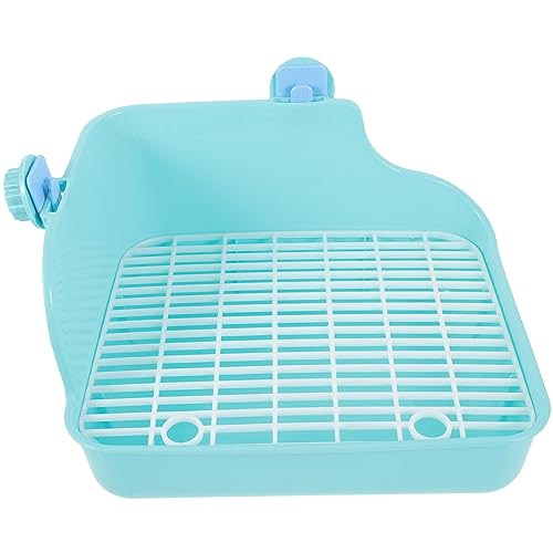 GREENADSCAPE Haustier-Hamster-Kaninchen-toilettenbecken Kleine Haustiertoilette Trainingsunterlagen Für Hunde Kleintier-kaninchenstreu-Toilette Katzentoilettentrainer Frettchenstreu Hase Green von GREENADSCAPE