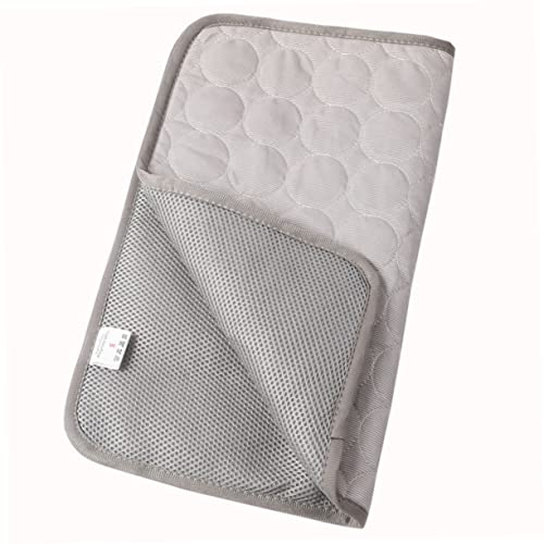 GREENADSCAPE Haustier Kühle Unterlage Hält Hunde Kühlmatte Welpen-cool-pad Sommer Kühlmatte Kühlbett Für Hunde Kühlbox Pad Hundebox Pad Sommer Hundematte Selbstkühlende Hundedecke Grey von GREENADSCAPE