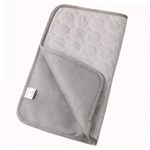 GREENADSCAPE Haustier Kühle Unterlage Haustierkühlmatte Für Katzen Coole Matte Für Haustiere Kühldecke Hund Kühlmatte Für Hunde Haustier Kühle Matte Kühlkissen Fürs Bett Sommer Hundematte Grey von GREENADSCAPE