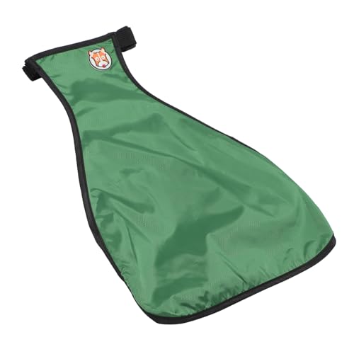 GREENADSCAPE Haustier-regentuch Regenmantel Für Welpen Wasserdichter Kapuzenpullover Regenmantel Für Hunde Gelber Kapuzenpullover Haustier Schürze Regenmantel Lustige Haustierkleidung Green von GREENADSCAPE