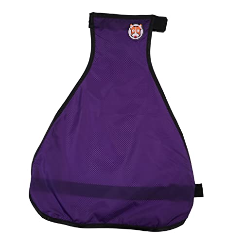 GREENADSCAPE Haustier wasserdichte Kleidung hunderegenmantel Regenjacken für Hunde Regenjacke Hunde schützende Hundeweste Haustierbauch Regenmantel für Hunde Hunde-Regen-Hoodie Violett von GREENADSCAPE