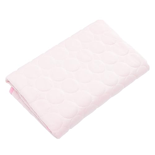 GREENADSCAPE Haustiermatte Sommer hundebett Hundezubehör für kleine Hunde Wanderausrüstung für Hunde haustierbett pet Bed petbett bequemes Kühlkissen für Hunde Strandzubehör für Hunde Tuch Rosa von GREENADSCAPE