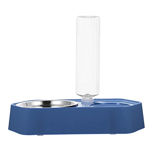 GREENADSCAPE Haustiernapf automatische Katzentränke Hund Katze wasserfutter Fütterungswerkzeug Hundenäpfe pet Feeder pet Water Bowl einwegrasierer Heimtierbedarf praktischer Futternapf pp Blue von GREENADSCAPE