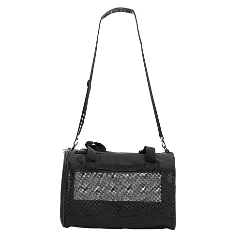 GREENADSCAPE Haustiertasche Tragetasche Für Haustiere Kleiner Hundetransporter Käfig Hamster Dackel Zwinger Kleiner Haustierträger Wurf Tragetuch Für Haustiere Bausatz Black Kation von GREENADSCAPE