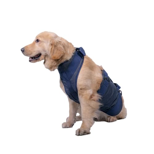 GREENADSCAPE Hilfsgürtel für Haustiere Hundebesitzer hundepflege Hundewanderung Hunde Pflege Hunde tragerucksack hundebedarf Haustier-Zuggurt medizinischer gürtel für Hunde Hund hilfsgurt Blue von GREENADSCAPE