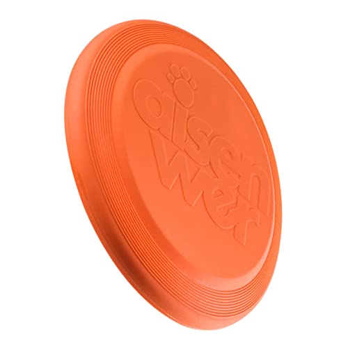 GREENADSCAPE Hunde- Outdoor-Spielzeug Hund Fliegende Aero-Discs Flugscheibe für Welpen Welpen-Flyer-Spielzeug Interactive Dog Toys Dog chew Toy Heimtierbedarf Welpenzubehör TPU Orange von GREENADSCAPE