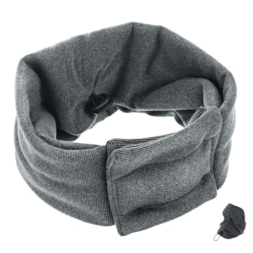 GREENADSCAPE Hundehalsband Schlauchschal Für Hunde Snood Hundeohrenschützer Lärmschutz Ohrenschützer Zur Geräuschunterdrückung Für Hunde Ohrenschützer Für Hunde Im Winter Dark Grey Polyester von GREENADSCAPE