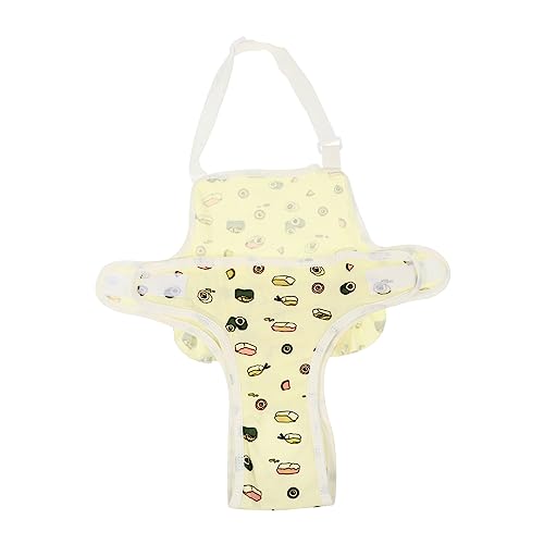 GREENADSCAPE Hundephysiologische Hosen Panties Hunde Unterhose Waschbarer Hundeslip waschbare hundewindel Hundewindeln weiblich physiologische Windeln Haustier Windel Baumwolle Yellow von GREENADSCAPE