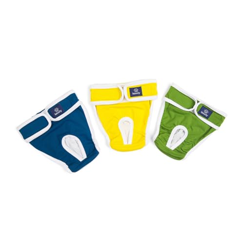 GREENADSCAPE Hygienehosen Für Haustiere Hündchenhose Welpen Unterwäsche Windel Welpenwindeln Haustier Sanitär Windeln Für Hunde Sicherheitshose Für Haustiere Haustierwindeln Hundewindeln Yellow von GREENADSCAPE