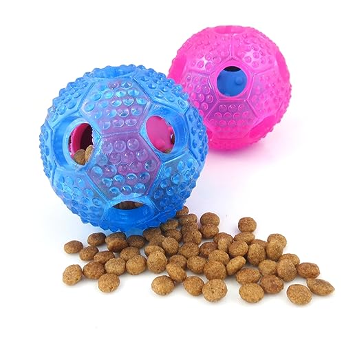 GREENADSCAPE Interaktiver Leckerli Ball Für Hunde Kniffliger Futterspender Aus Ungiftigem Kauspielzeug Rosa Für Mittelgroße Und Große Hunde Fördert Spiel Und Beschäftigung von GREENADSCAPE