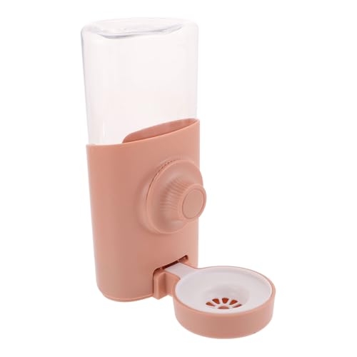 GREENADSCAPE Kaninchentrinker Wasserflasche Für Hunde Kleiner Futterautomat Schildkröten-wassernapf Wasserspender Für Kaninchen Wassertrinkhalter Für Kaninchen Ratte Wasserflasche Rosa Pp von GREENADSCAPE